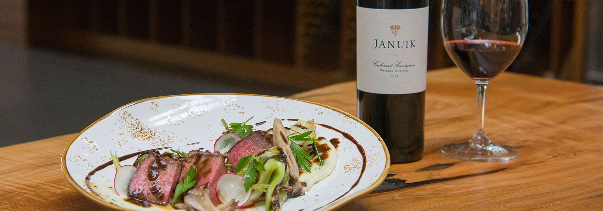 Food and Wine Pairings at Novelty Hill-Januik Winery