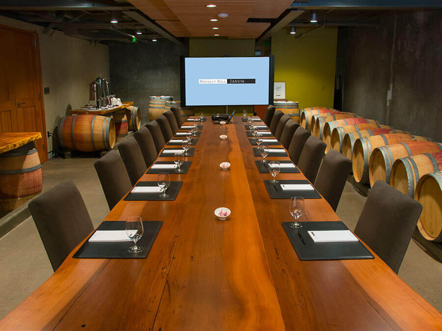 Corporate Meeting Space at Novelty Hill Januik Winery