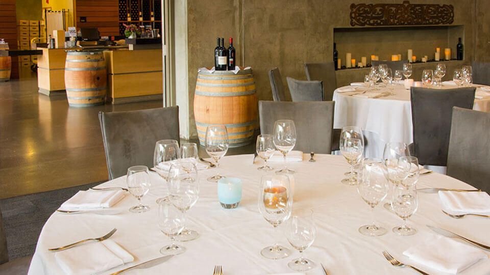 The Terrace Room meeting space at Hill-Januik Winery