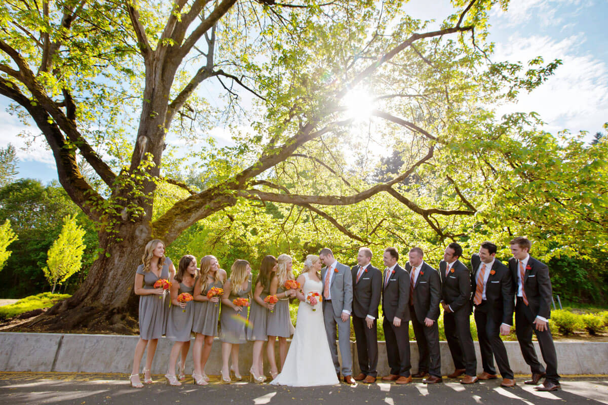 Outdoor Wedding at Woodinville Winery