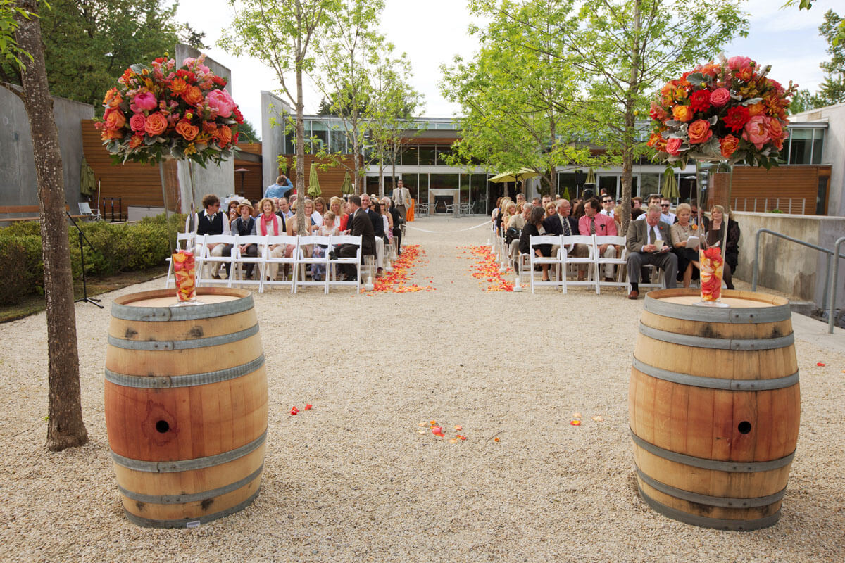 Outdoor Wedding at Woodinville Winery