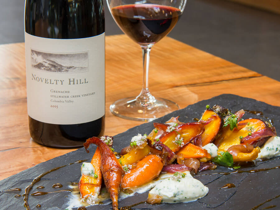Food and Wine Pairings at Novelty Hill-Januik Winery
