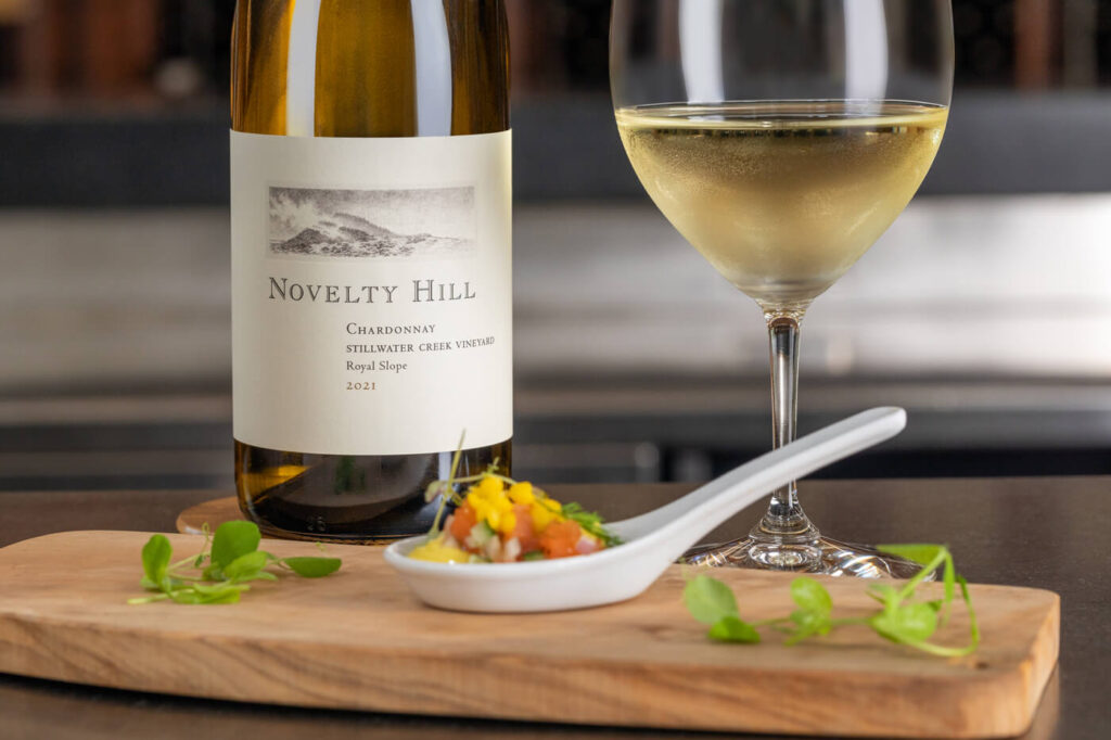 Chardonnay and appetizers