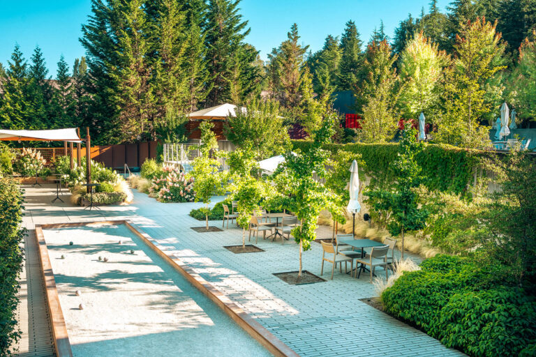 Novelty Hill Januik books private events in their gardens and patio areas at their winery
